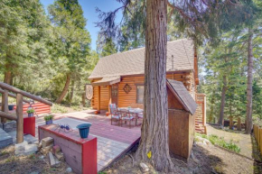 Crestline Area Vacation Rental Cabin with Decks!